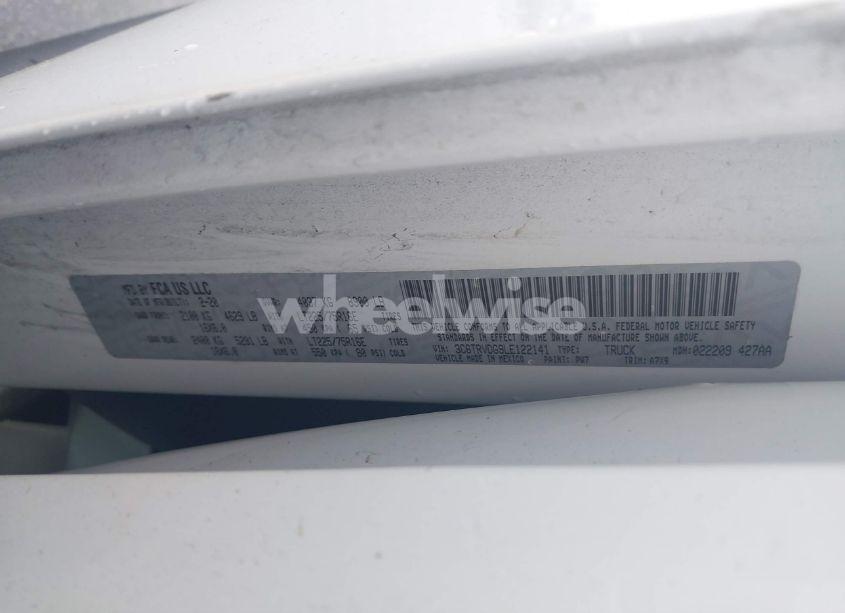 Photo 9 of 2020 Ram Promaster 2500 HIGH ROOF 159 WB (VIN 3C6TRVDG9LE122141)