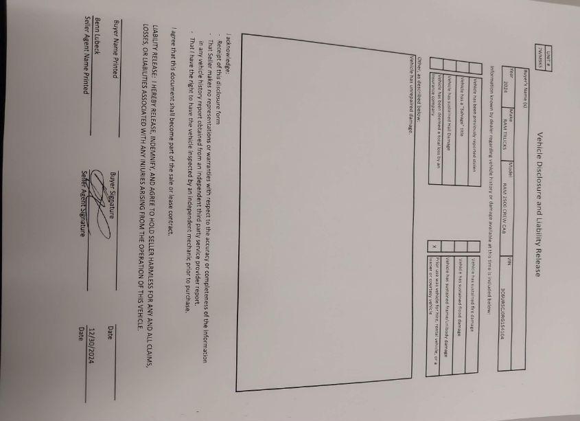 Photo 12 of 2024 Ram 2500 TRADESMAN 4X4 6'4 BOX (VIN 3C6UR5CJ0RG154104)