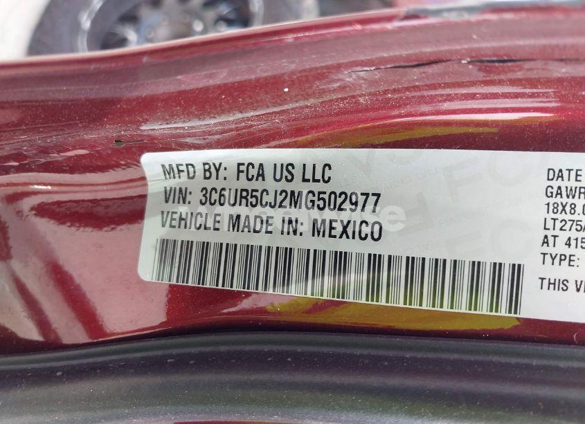 Photo 9 of 2021 Ram 2500 TRADESMAN 4X4 6'4 BOX (VIN 3C6UR5CJ2MG502977)