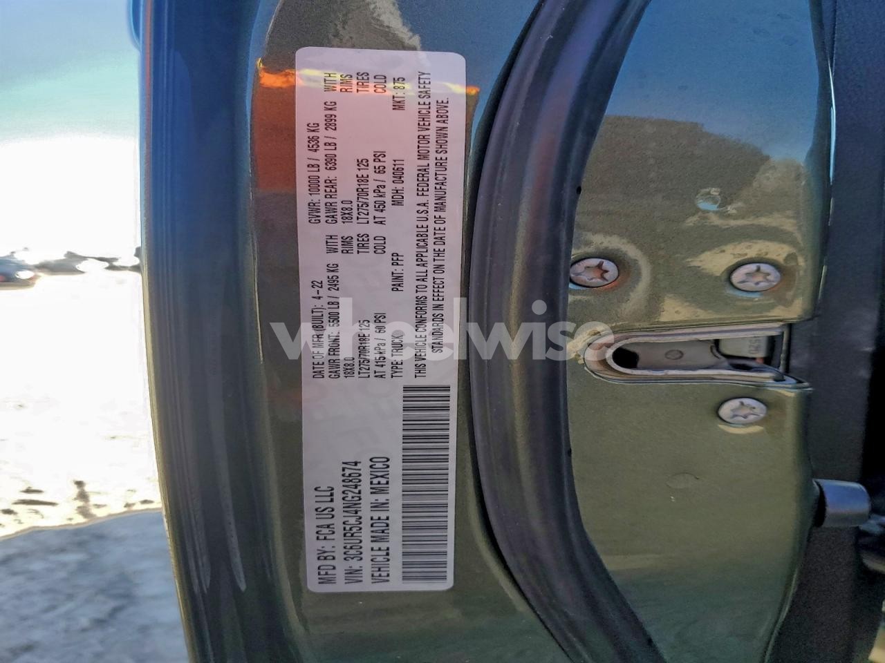 Photo 12 of 2022 RAM 2500 TRADESMAN (VIN 3C6UR5CJ4NG248674)