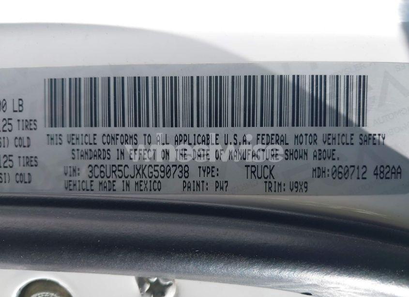 Photo 9 of 2019 Ram 2500 TRADESMAN 4X4 6'4 BOX (VIN 3C6UR5CJXKG590738)