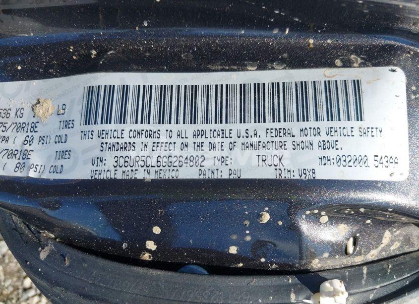 Photo 9 of 2016 Ram 2500 TRADESMAN (VIN 3C6UR5CL6GG264802)