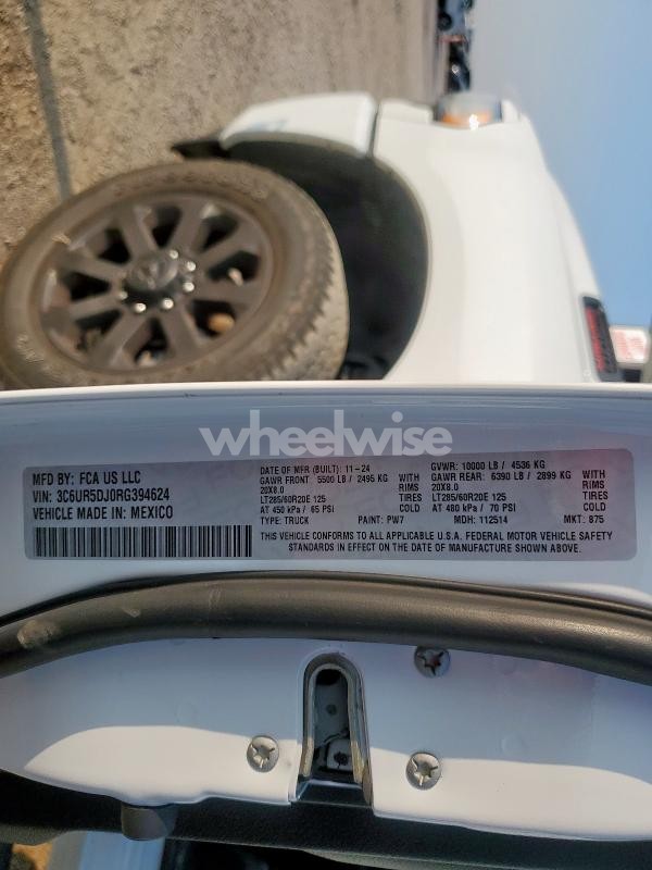 Photo 9 of 2024 RAM 2500 BIG HORN (VIN 3C6UR5DJ0RG394624)