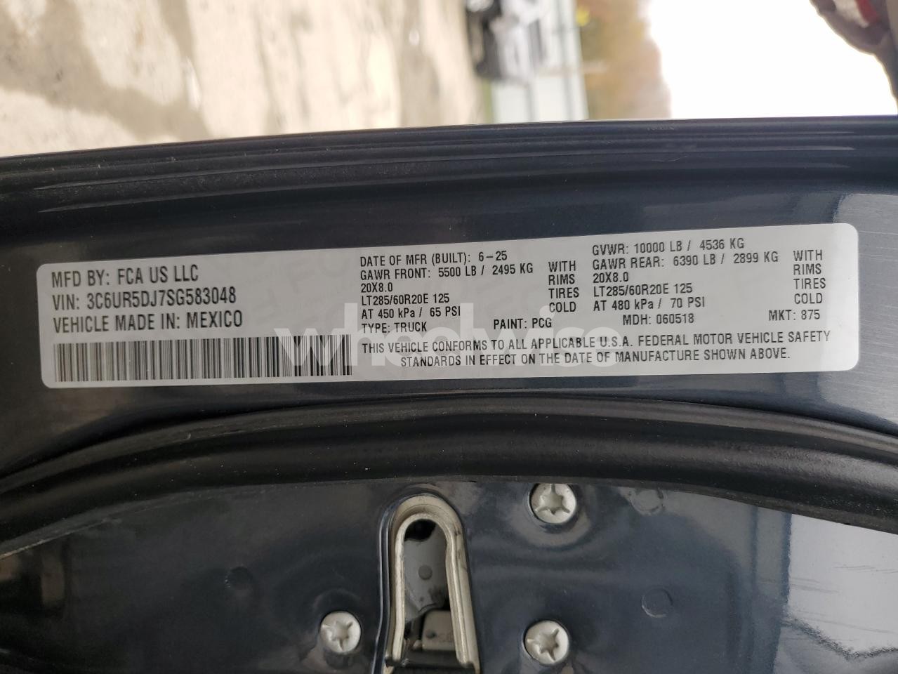 Photo 13 of 2025 RAM 2500 BIG HORN (VIN 3C6UR5DJ7SG583048)