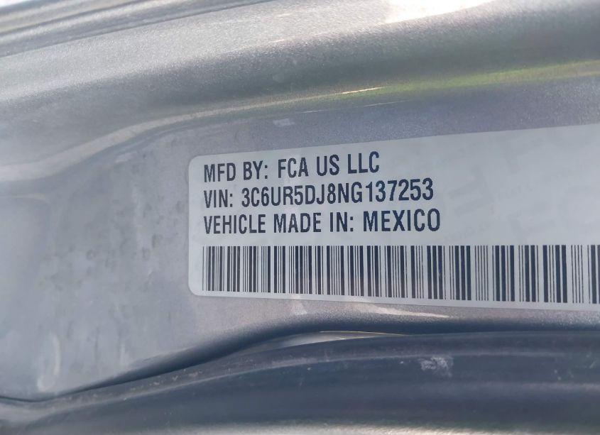 Photo 9 of 2022 Ram 2500 BIG HORN 4X4 6'4 BOX (VIN 3C6UR5DJ8NG137253)