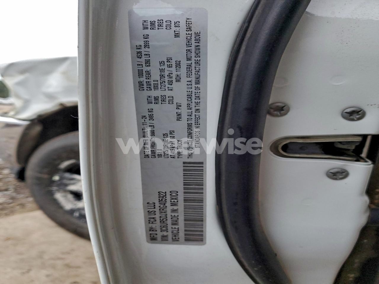 Photo 12 of 2024 RAM 2500 BIG HORN (VIN 3C6UR5DJXRG405922)