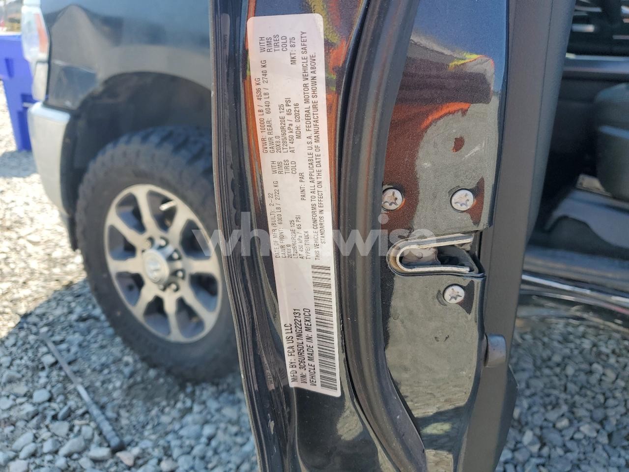 Photo 13 of 2022 RAM 2500 BIG HORN/LONE STAR (VIN 3C6UR5DL1NG222131)