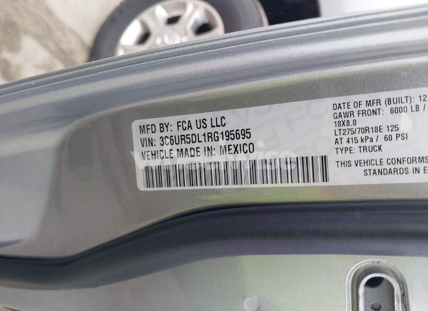 Photo 9 of 2024 Ram 2500 BIG HORN 4X4 6'4 BOX (VIN 3C6UR5DL1RG195695)