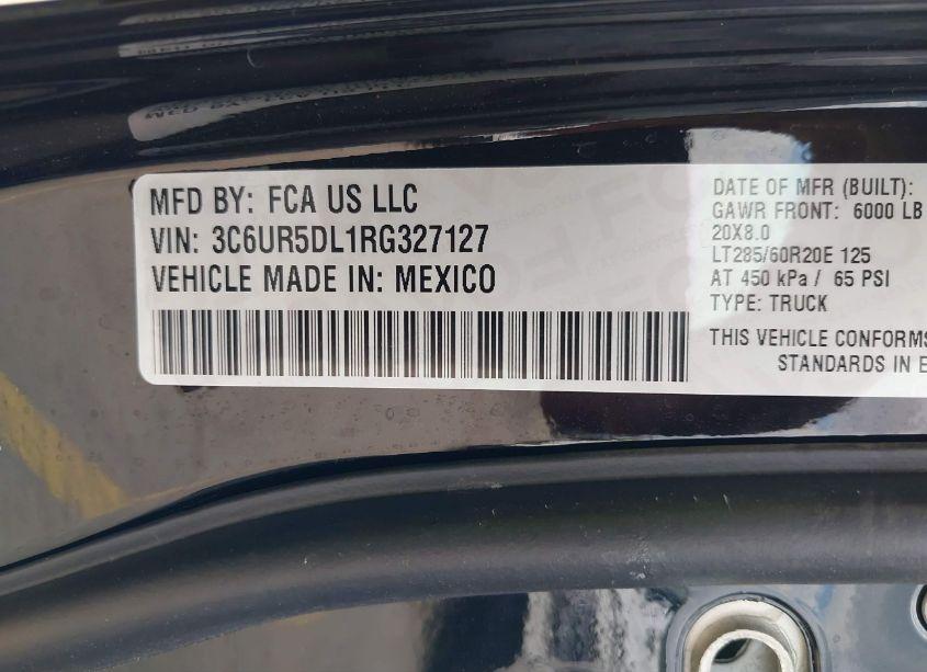 Photo 9 of 2024 Ram 2500 LONE STAR 4X4 6'4 BOX (VIN 3C6UR5DL1RG327127)