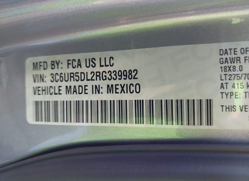 Photo 9 of 2024 Ram 2500 BIG HORN 4X4 6'4 BOX (VIN 3C6UR5DL2RG339982)