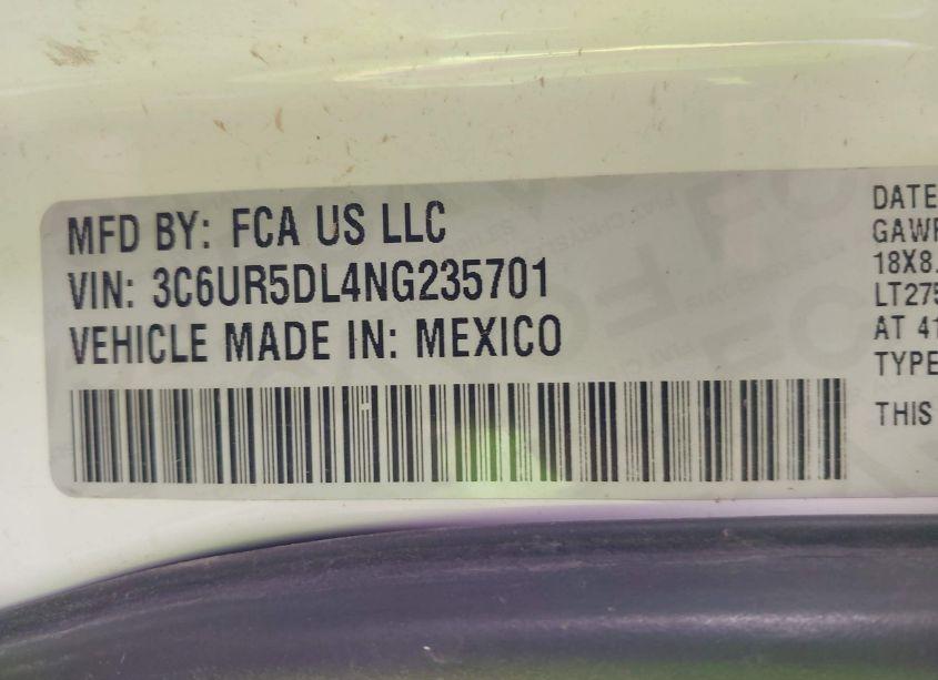 Photo 9 of 2022 Ram 2500 BIG HORN 4X4 6'4 BOX (VIN 3C6UR5DL4NG235701)