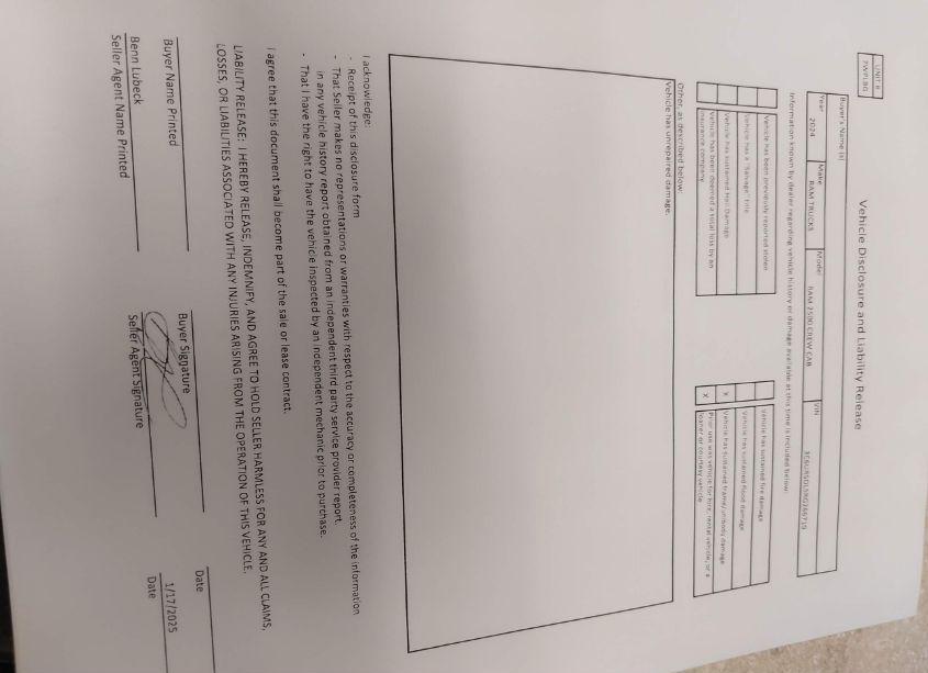 Photo 17 of 2024 Ram 2500 BIG HORN 4X4 6'4 BOX (VIN 3C6UR5DL5RG266719)