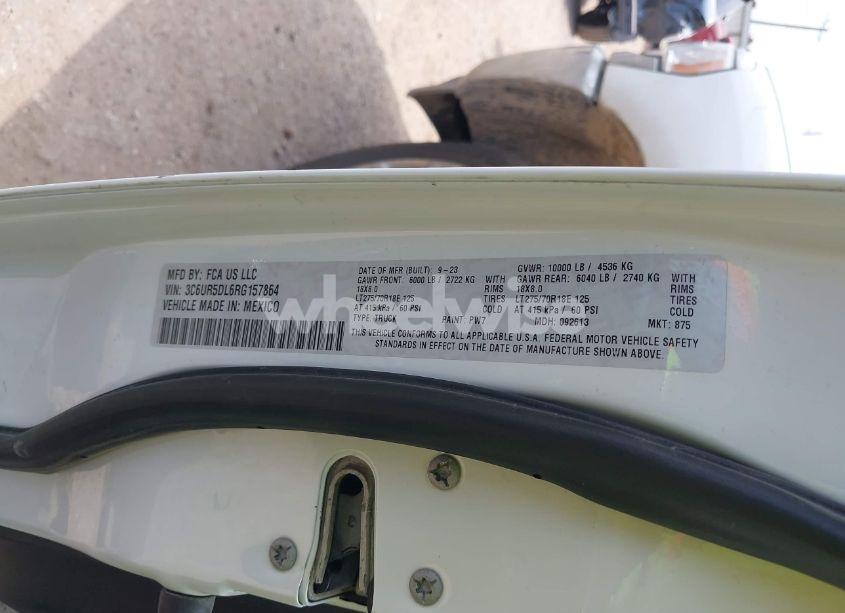 Photo 9 of 2024 Ram 2500 BIG HORN 4X4 6'4 BOX (VIN 3C6UR5DL6RG157864)