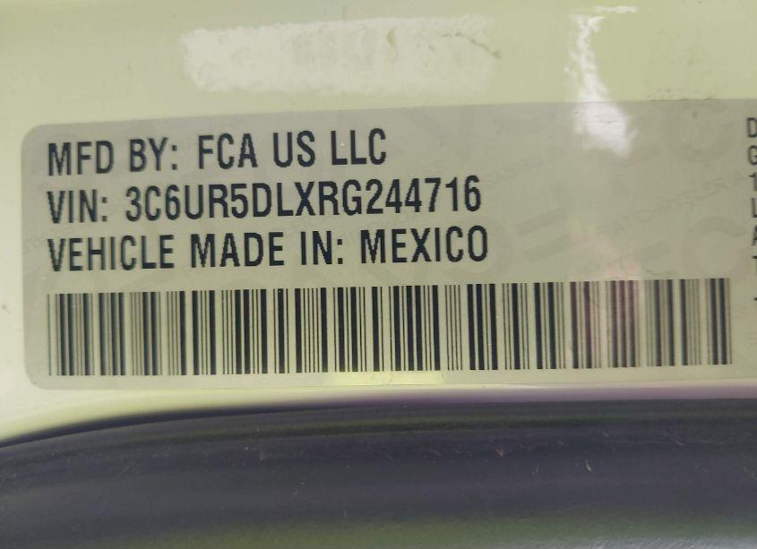 Photo 9 of 2024 Ram 2500 BIG HORN 4X4 6'4 BOX (VIN 3C6UR5DLXRG244716)