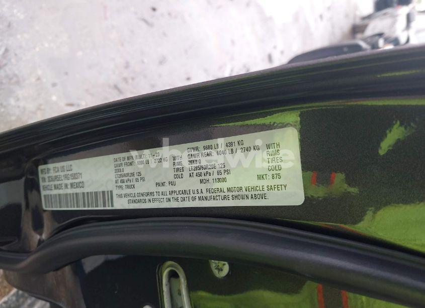 Photo 9 of 2024 Ram 2500 POWER WAGON REBEL 4X4 6'4 BOX (VIN 3C6UR5EL1RG158371)