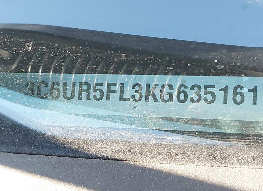 Photo 17 of 2019 Ram 2500 LARAMIE 4X4 6'4 BOX (VIN 3C6UR5FL3KG635161)