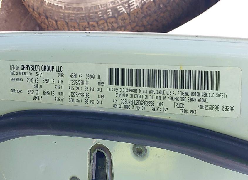 Photo 9 of 2014 Ram 2500 ST (VIN 3C6UR5HL2EG263958)