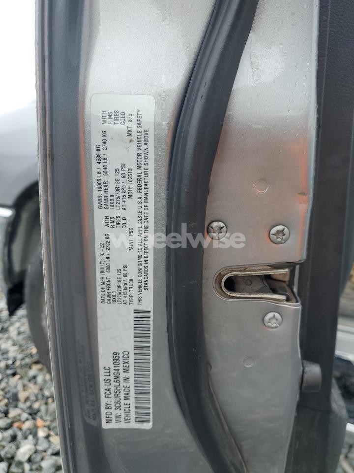 Photo 13 of 2022 RAM 2500 TRADESMAN (VIN 3C6UR5HL6NG410959)