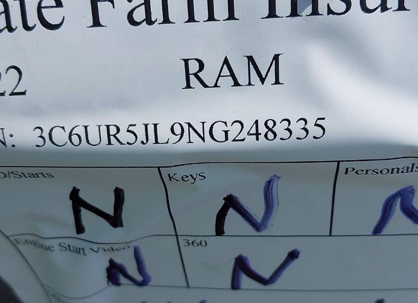 Photo 9 of 2022 Ram 2500 (VIN 3C6UR5JL9NG248335)