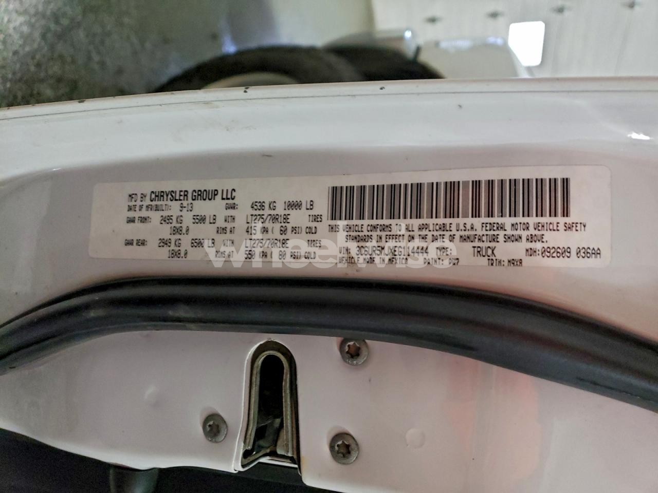 Photo 12 of 2014 RAM 2500 SLT (VIN 3C6UR5MJXEG114444)