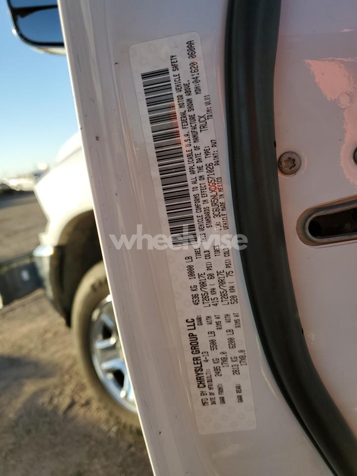 Photo 12 of 2013 RAM 2500 LARAMIE (VIN 3C6UR5NLXDG571026)
