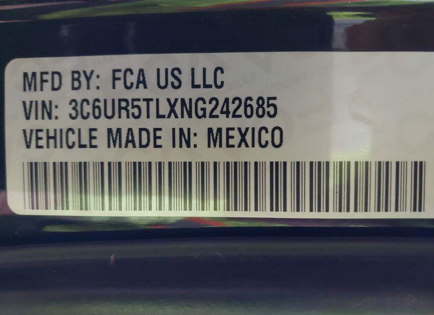 Photo 9 of 2022 Ram 2500 LIMITED 4X4 6'4 BOX (VIN 3C6UR5TLXNG242685)