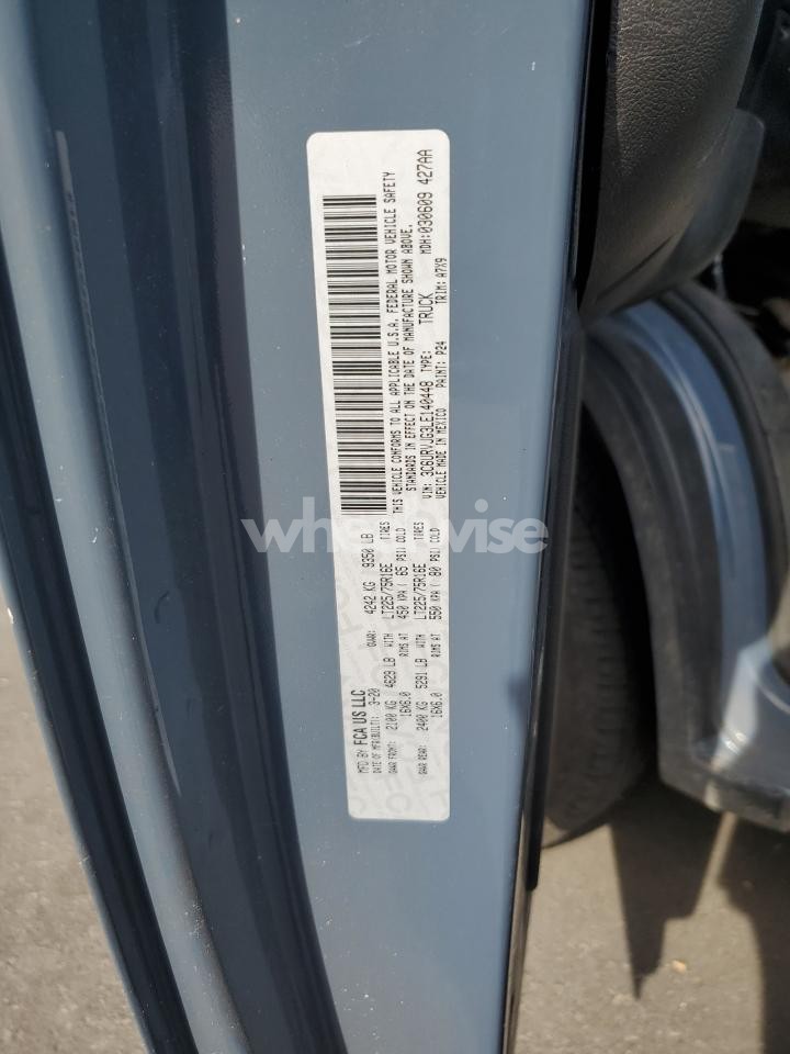 Photo 13 of 2020 RAM PROMASTER 3500 3500 HIGH (VIN 3C6URVJG3LE140448)