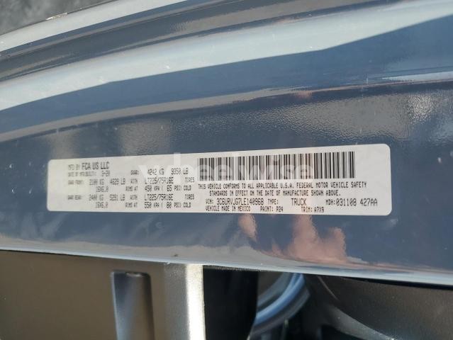 Photo 10 of 2020 RAM PROMASTER 3500 3500 HIGH (VIN 3C6URVJG7LE140968)