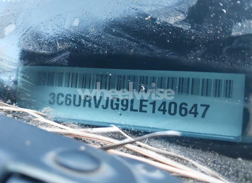 Photo 16 of 2020 Ram Promaster 3500 CARGO VAN HIGH ROOF 159 WB EXT (VIN 3C6URVJG9LE140647)