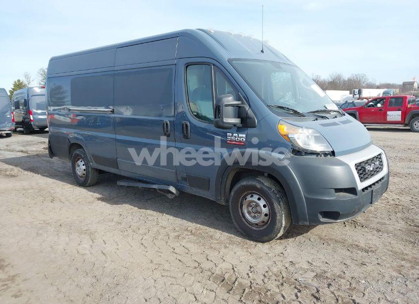 2019 Ram Promaster 3500 CARGO VAN HIGH ROOF 159 WB EXT (VIN 3C6URVJGXKE564353) main photo