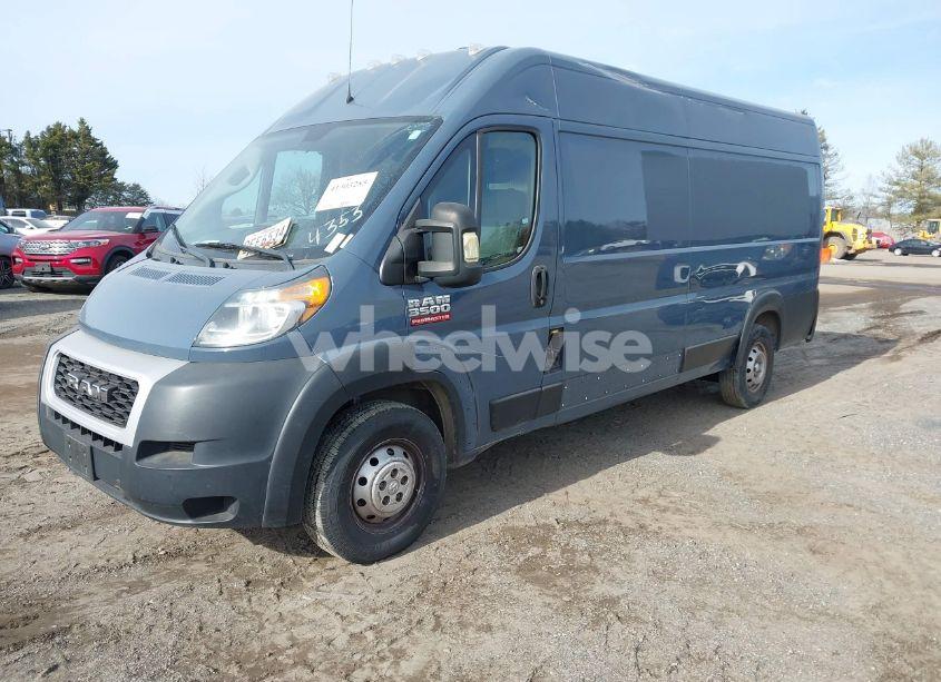 Photo 2 of 2019 Ram Promaster 3500 CARGO VAN HIGH ROOF 159 WB EXT (VIN 3C6URVJGXKE564353)