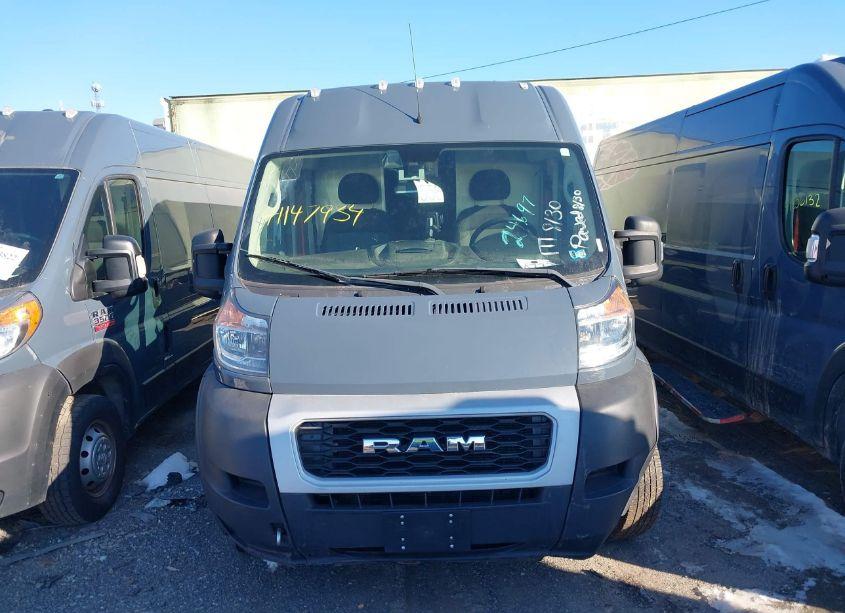 Photo 11 of 2020 Ram Promaster 3500 CARGO VAN HIGH ROOF 159 WB EXT (VIN 3C6URVJGXLE124697)