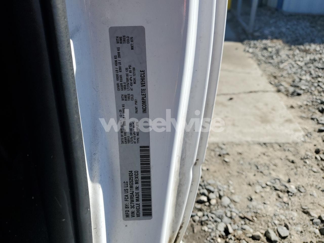 Photo 13 of 2021 RAM 2500 UTILITY / SERVICE TRUCK (VIN 3C7WR5AJ1MG525934)