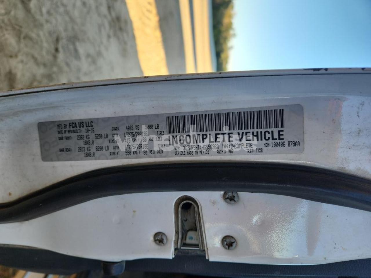 Photo 12 of 2017 RAM 2500 UTILITY / SERVICE TRUCK (VIN 3C7WR5HT4HG558360)