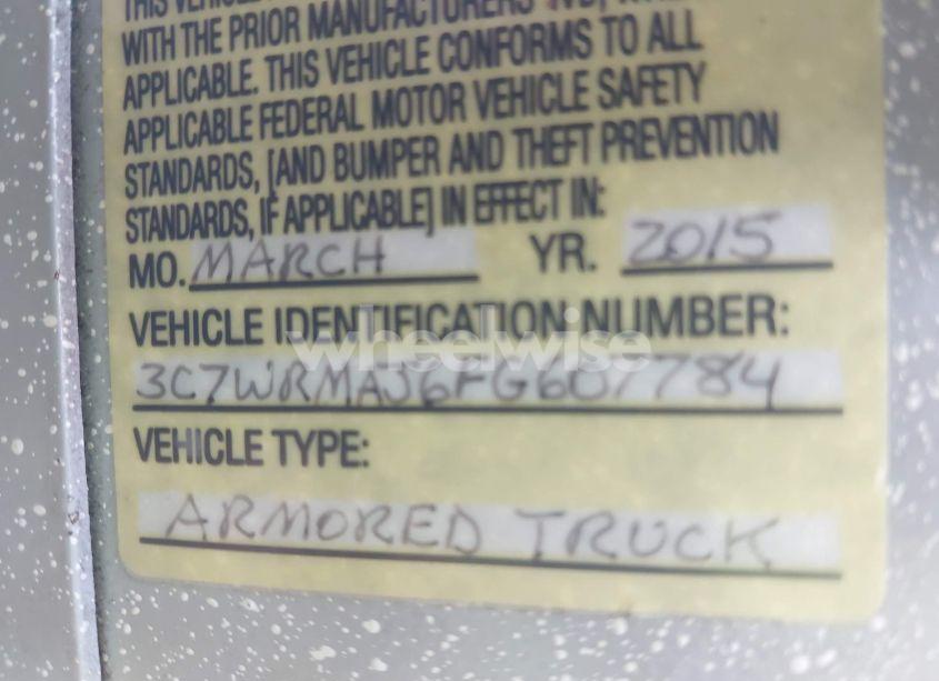 Photo 8 of 2015 Ram 5500 CHASSIS TRADESMAN/SLT (VIN 3C7WRMAJ6FG607784)