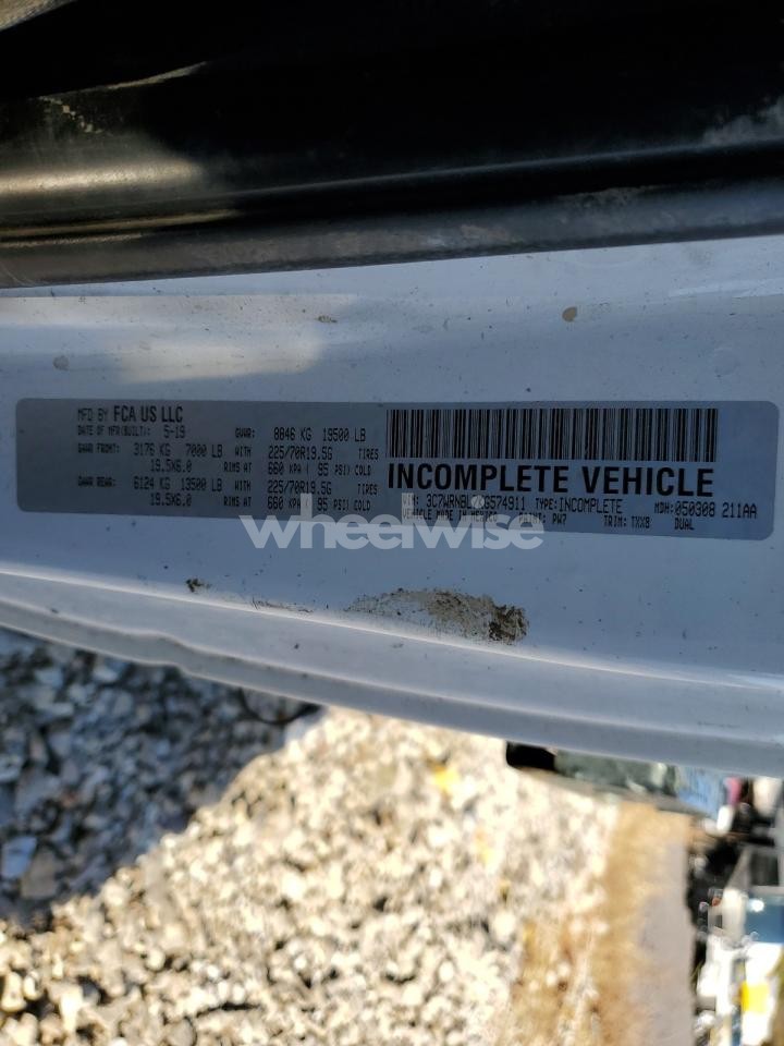 Photo 12 of 2019 RAM 5500 FLATBED TRUCK (VIN 3C7WRNBL7KG574911)