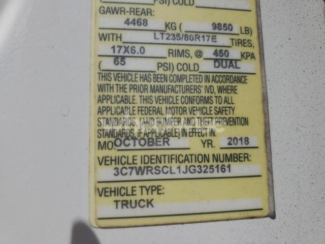 Photo 4 of 2018 RAM 3500 (VIN 3C7WRSCL1JG325161)