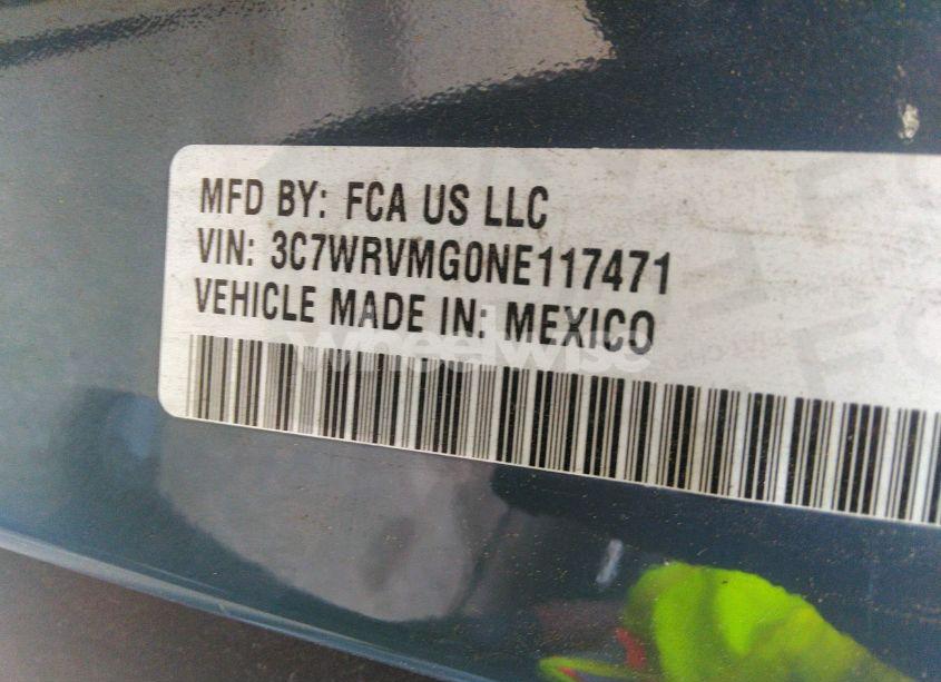 Photo 9 of 2022 Ram Promaster 3500 CUTAWAY LOW ROOF (VIN 3C7WRVMG0NE117471)