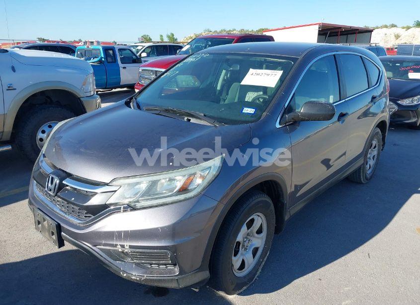 Photo 2 of 2016 Honda Cr-v LX (VIN 3CZRM3H34GG700969)