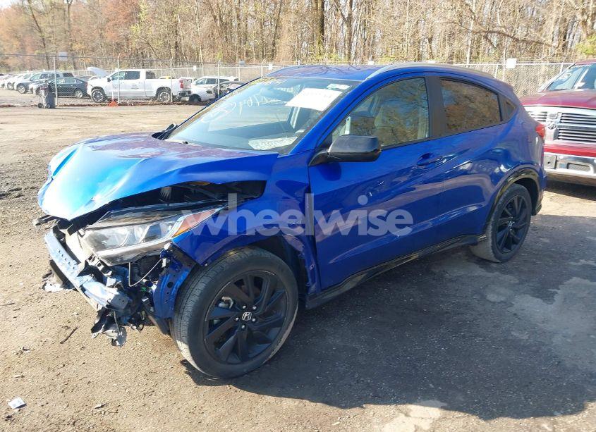 Photo 2 of 2022 Honda Hr-v 2WD SPORT (VIN 3CZRU5H12NM734238)