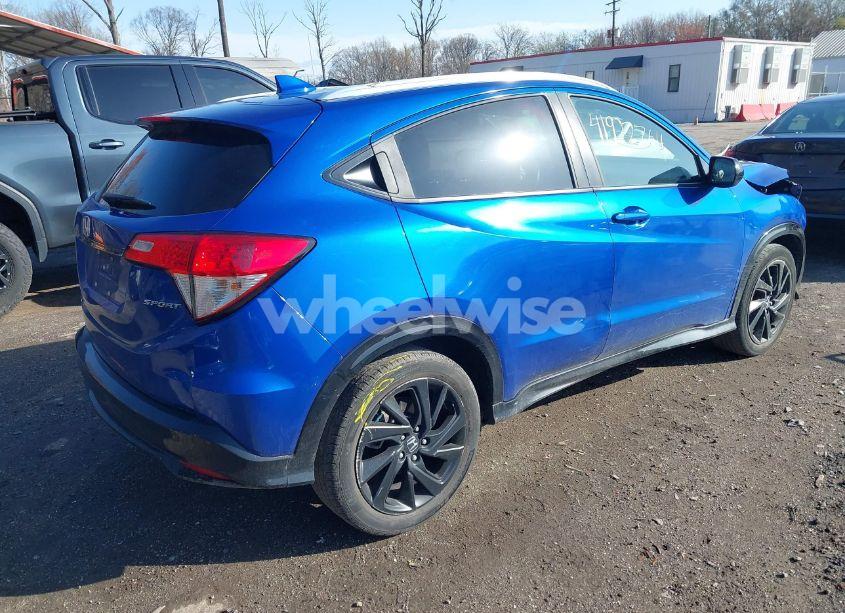 Photo 4 of 2022 Honda Hr-v 2WD SPORT (VIN 3CZRU5H12NM734238)