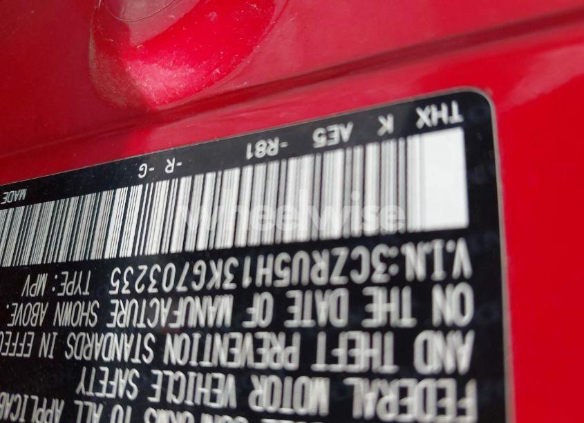 Photo 9 of 2019 Honda Hr-v SPORT (VIN 3CZRU5H13KG703235)