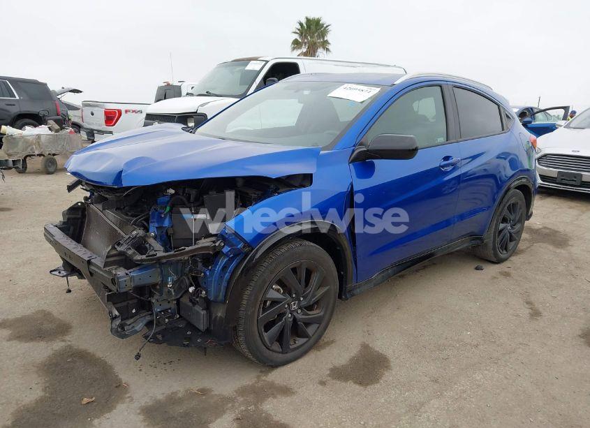 Photo 2 of 2022 Honda Hr-v 2WD SPORT (VIN 3CZRU5H14NM731034)