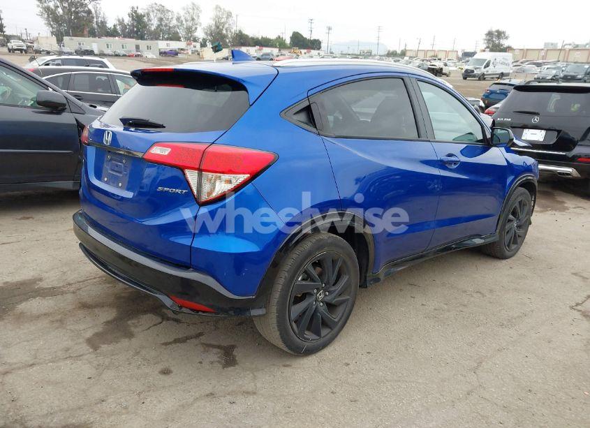 Photo 4 of 2022 Honda Hr-v 2WD SPORT (VIN 3CZRU5H14NM731034)