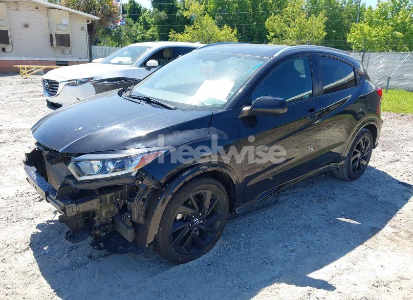 Photo 2 of 2021 Honda Hr-v 2WD SPORT (VIN 3CZRU5H16MM720406)