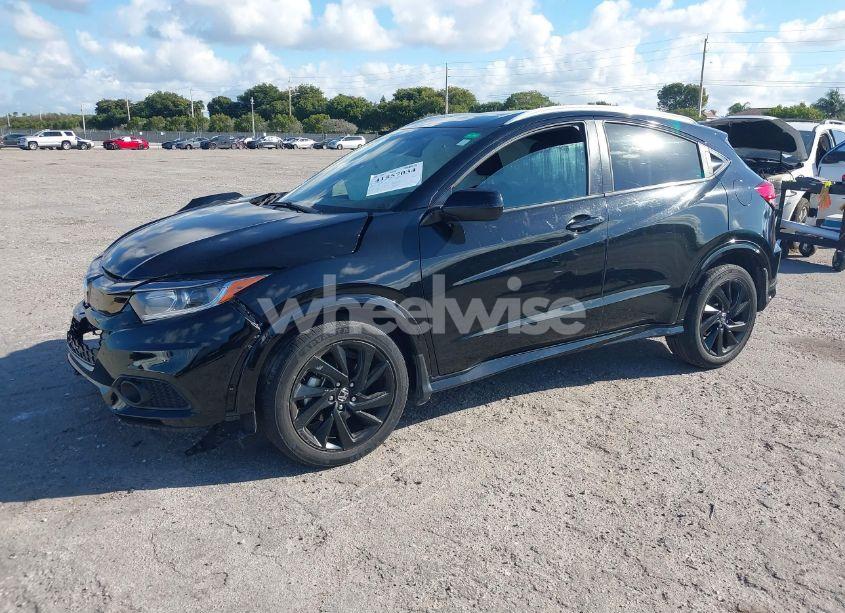 Photo 2 of 2021 Honda Hr-v 2WD SPORT (VIN 3CZRU5H17MM727848)