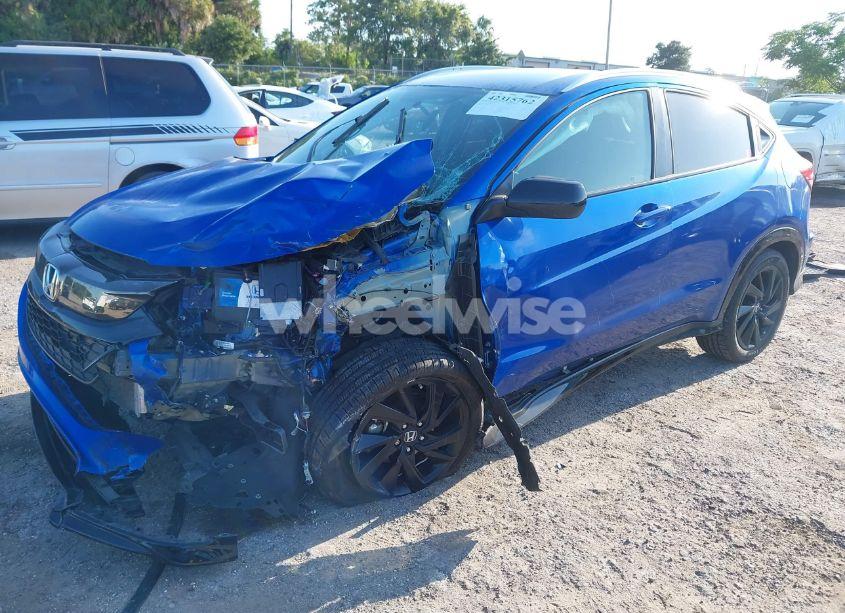 Photo 2 of 2022 Honda Hr-v 2WD SPORT (VIN 3CZRU5H18NM731330)