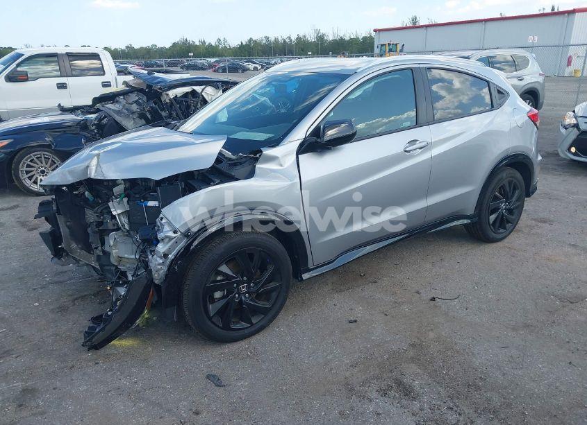 Photo 2 of 2022 Honda Hr-v 2WD SPORT (VIN 3CZRU5H18NM734812)