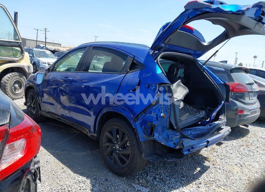 Photo 3 of 2022 Honda Hr-v 2WD SPORT (VIN 3CZRU5H18NM745311)