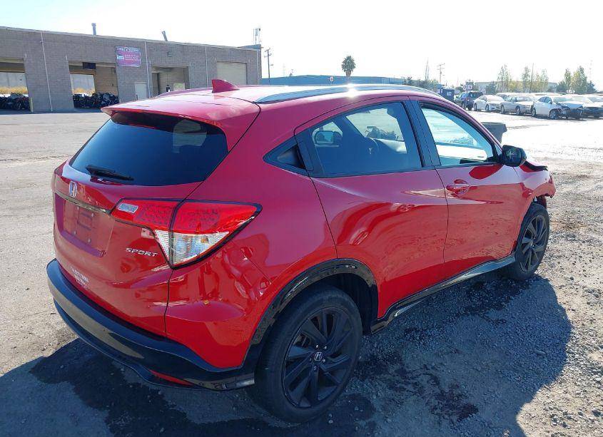 Photo 4 of 2022 Honda Hr-v 2WD SPORT (VIN 3CZRU5H1XNM733483)
